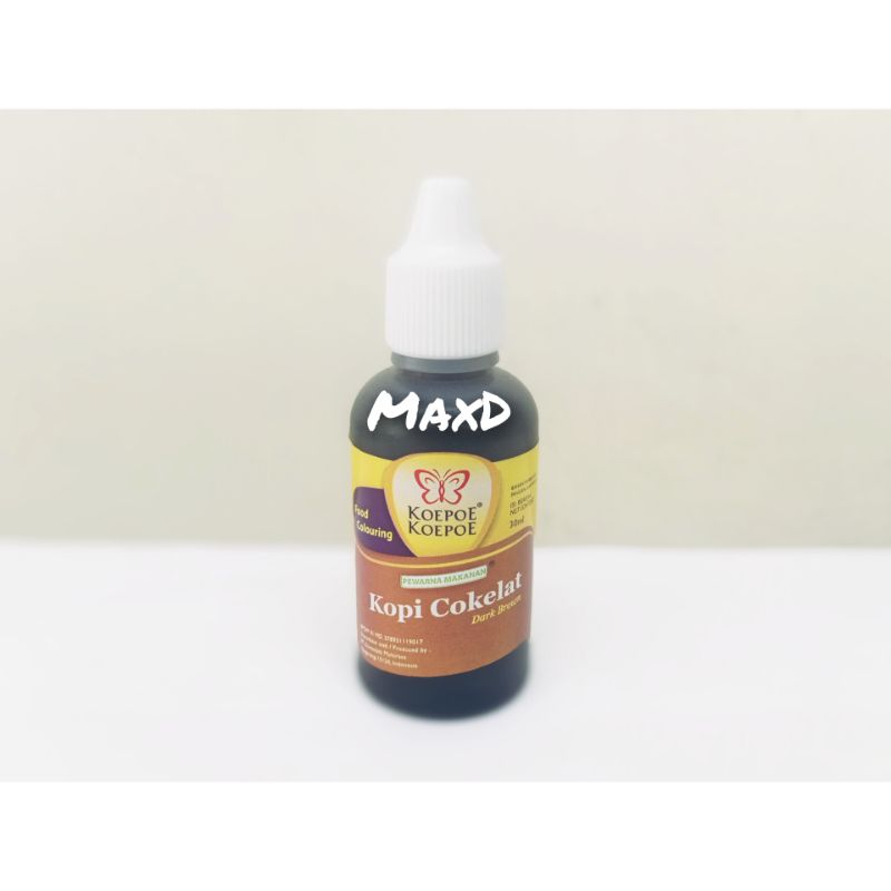 

Koepoe Koepoe Pewarna Makanan Warna Kopi Cokelat 30ml 1Pcs