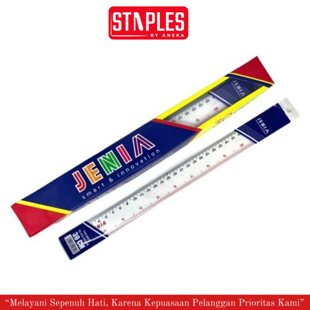 

Penggaris Plastik 30CM Jenia / Penggaris Panjang / Ruler