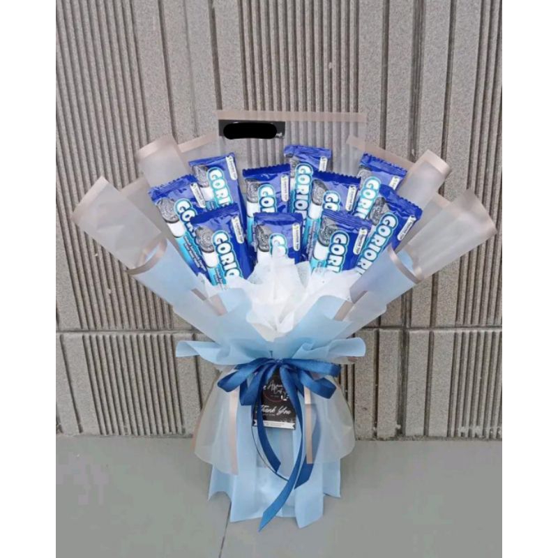 

buket goriorio / buket jajan / kado ultah / buket ultah