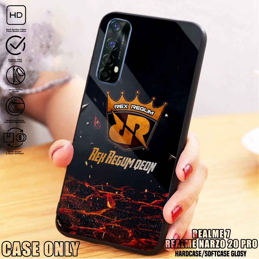 Case REALME 7- Casing REALME 7 [ RRQ ] Silikon REALME 7  - Kesing Hp - Casing Hp  - Case Hp - Case T