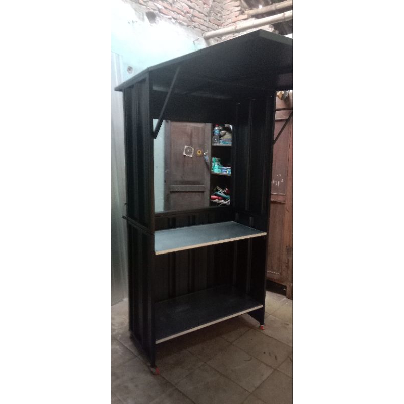 booth portebel lipat besi