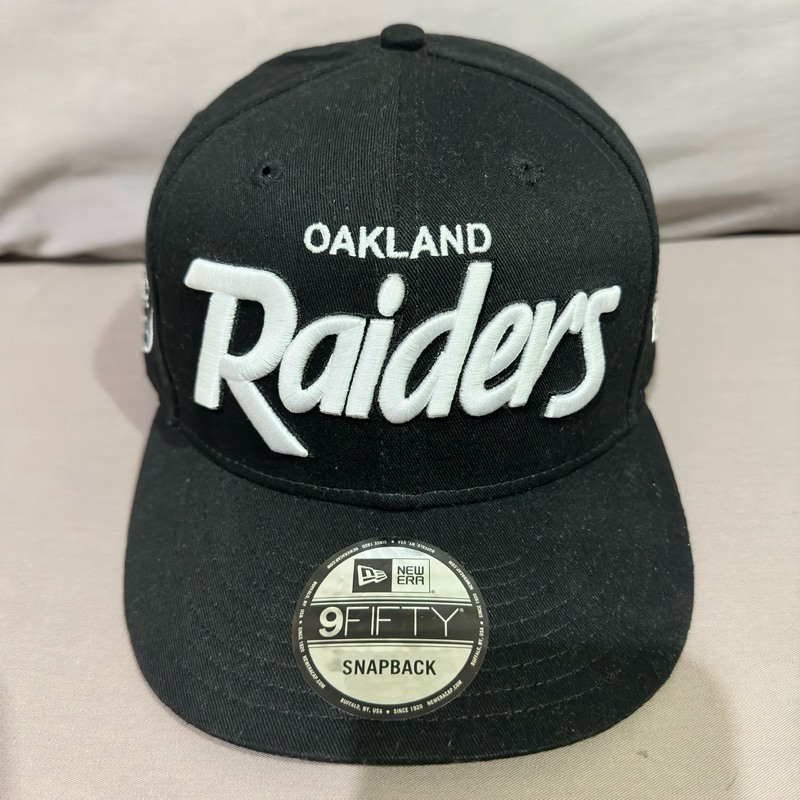 Topi New Era 9Fifty Oakland Raiders Big Script - Snapback