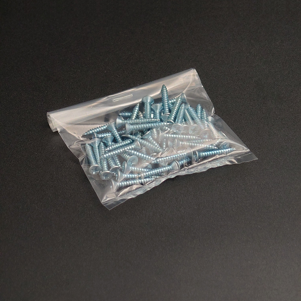 Sekrup Box Plastik Hitam #4 Panjang 25 mm - Self Tapping Screws F+AB ukuran 3 mm x 1 Inch - Isi 50 G