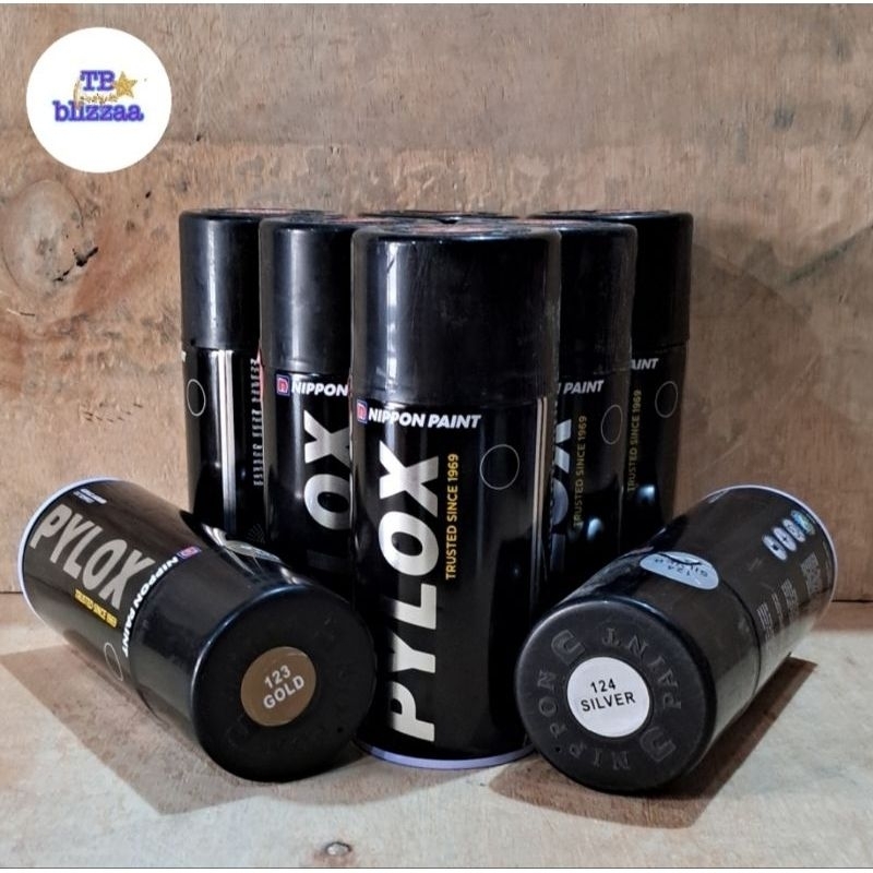 Pylox Gold 123 Pylox Silver 124 Pylox Emas 123 Pylox Perak 124 Pilox Pilok Pylox Nippon Paint 300cc