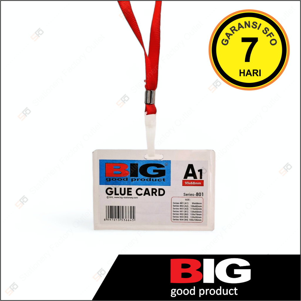 

ID Card Holder BIG Landscape + Lanyard