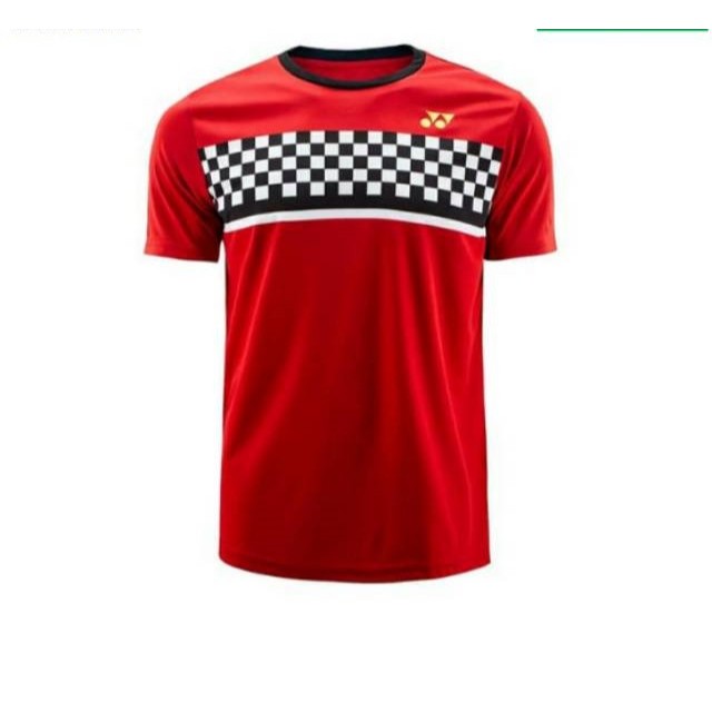 NEW Kaos / Jersey Badminton Yonex Minion Tru Air 1794 COC High Risk Red Uk L