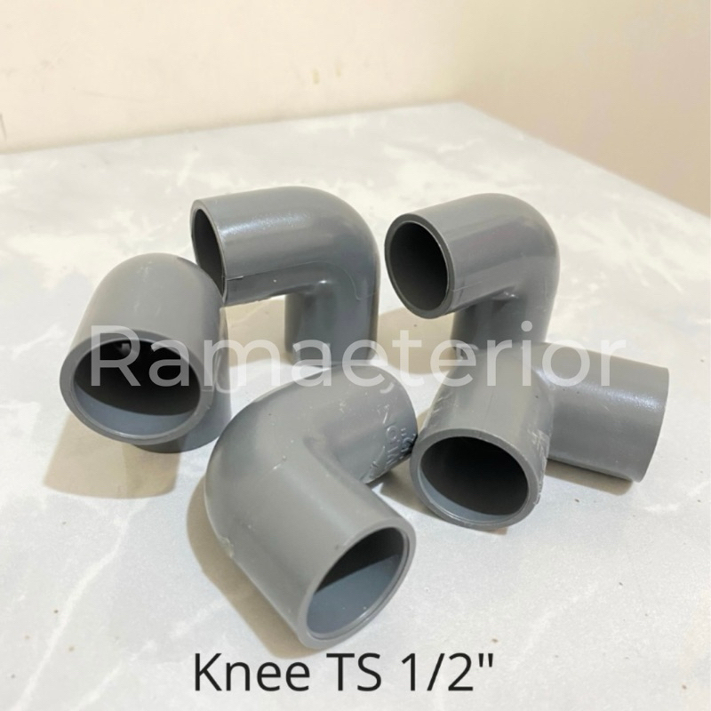 KNEE 1/2 inchi TS SINYLON - keni bengkok sambungan paralon