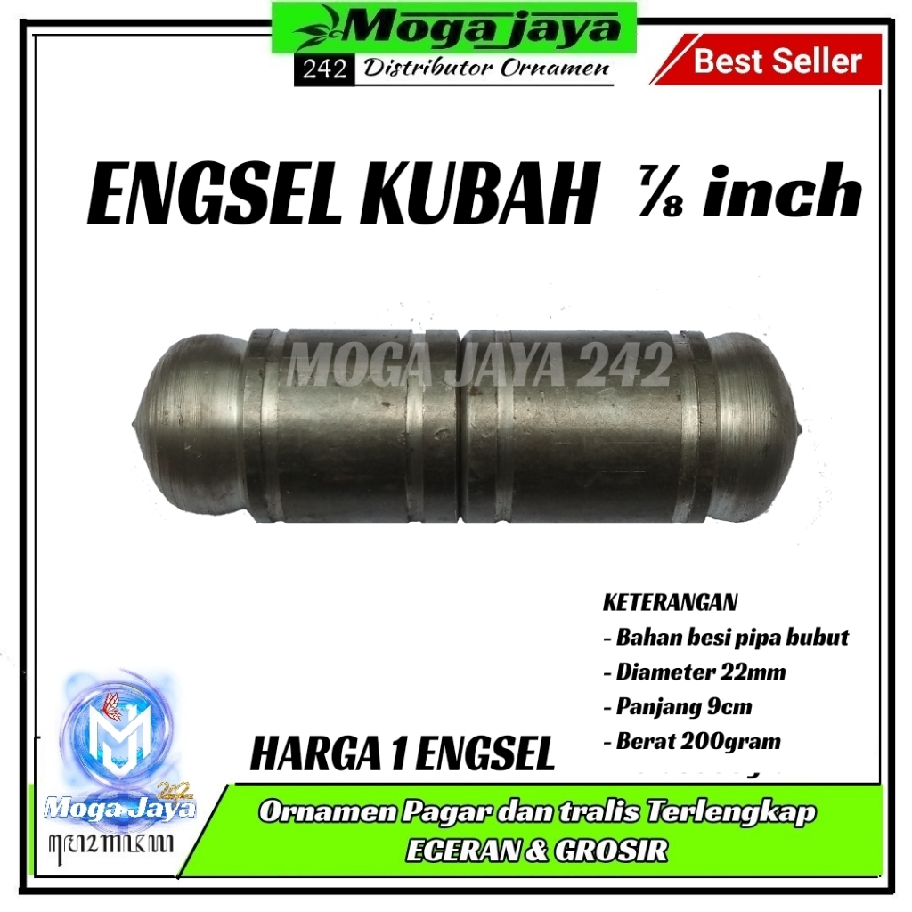 engsel bubut kubah 7/8 inch engsel pintu gerbang klasik retro