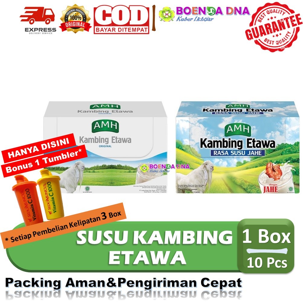 

SUSU KAMBING ETAWA AMH 1 BOX ISI 10 BISA COD