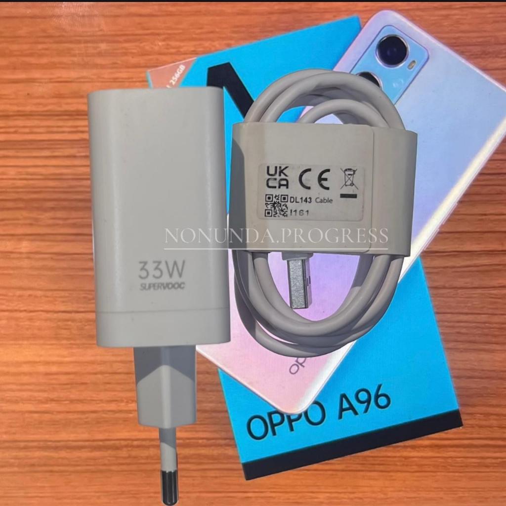 Charger Original Oppo A96 33 Watt A96 Super VOOC Type C Bawaan Copotan HP