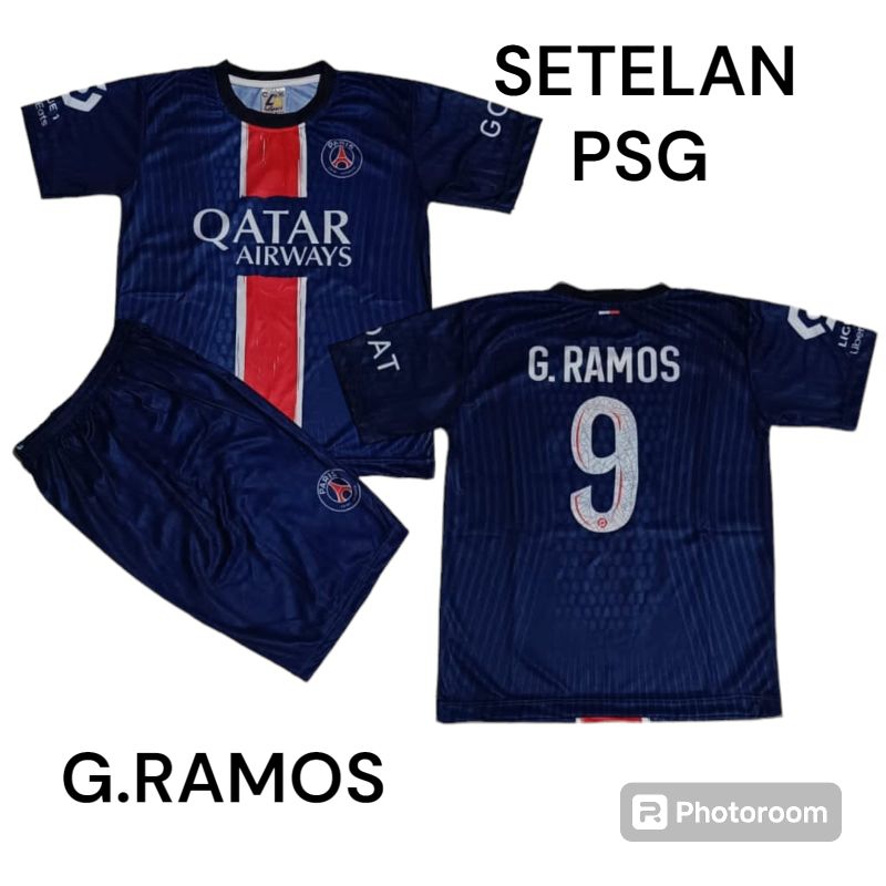 SETELAN JERSEY PSG / SETELAN JERSEY BOLA ANAK