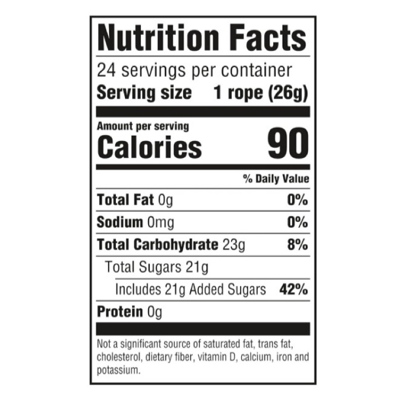 

RB Nerds Rope Candy Rainbow / Very Berry USA - 26gr