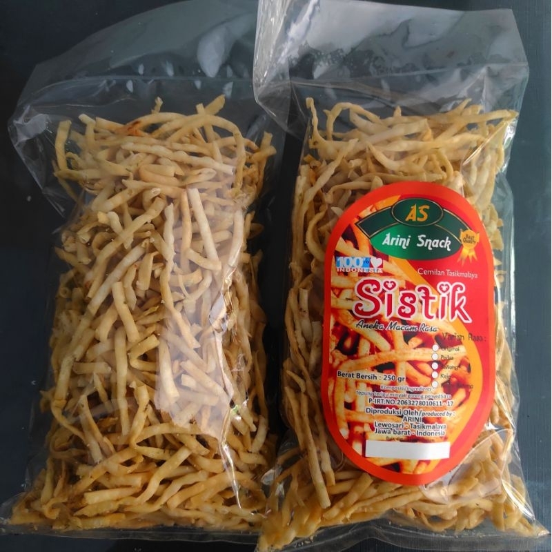 

Keripik Sistik Gurih Renyah 250 gram