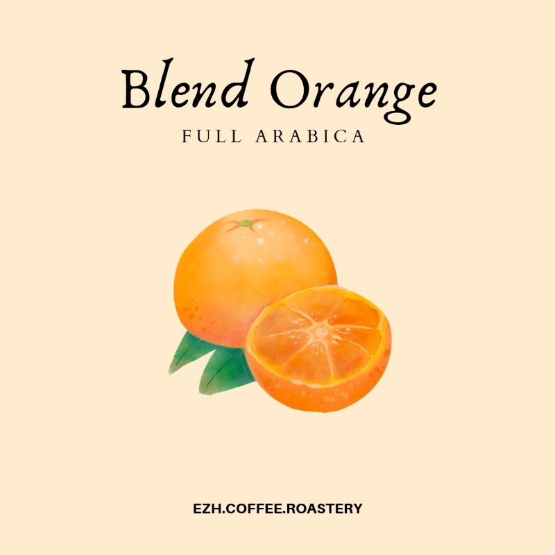 

Coffee arabica full arabica houseblend orange