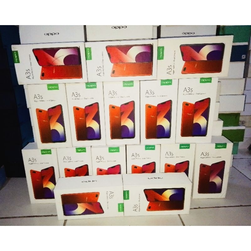 kardus box box hp Oppo a3s kualitas original copotan termurah