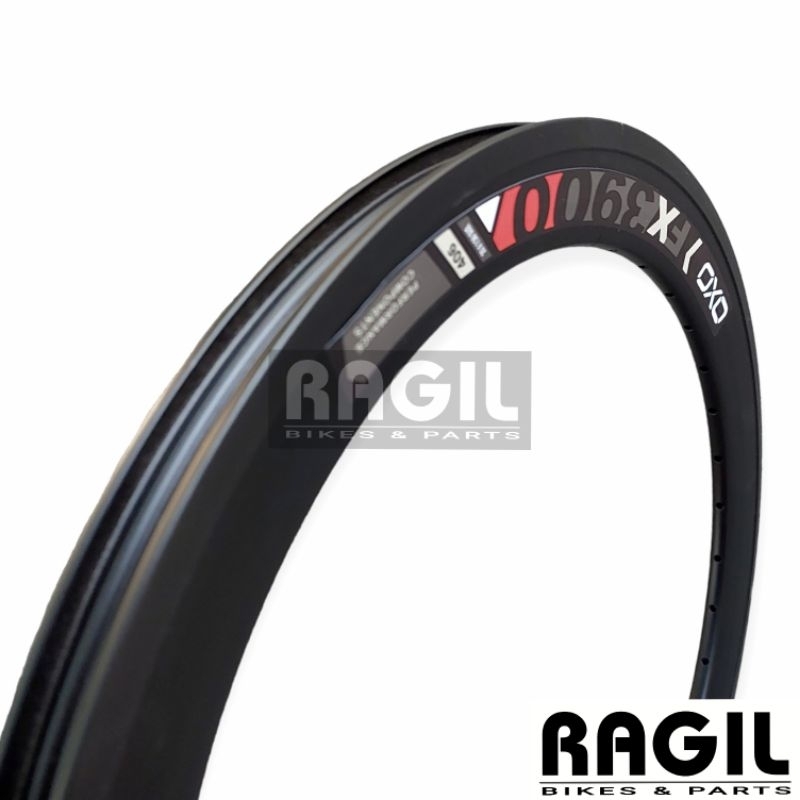 VELG SEPEDA 20 OXO FX-3900 4 CM BY STRUMMER 4CM LUBANG 36 HOLE 36H DOUBLE WALL HITAM RIM RIMS BMX SE