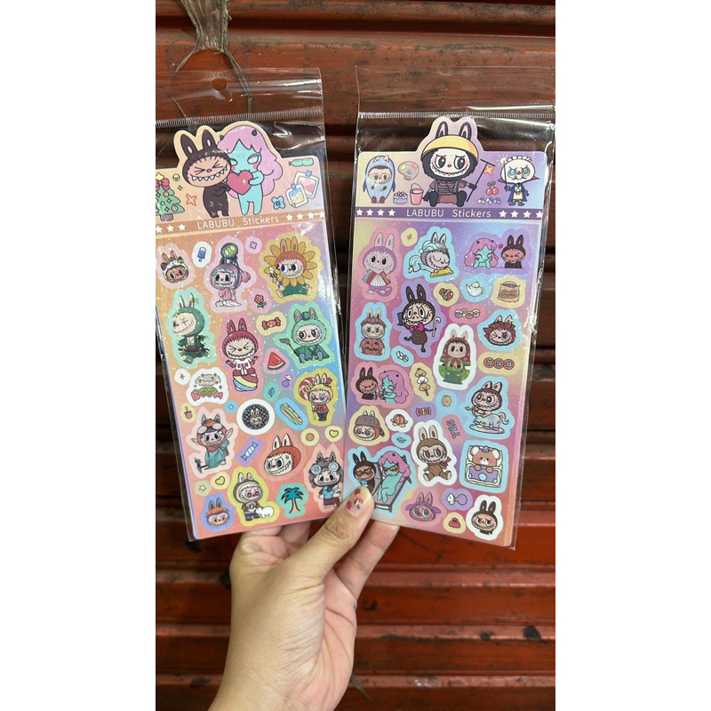 

[COD] Stiker Labubu Hologram Terbaru