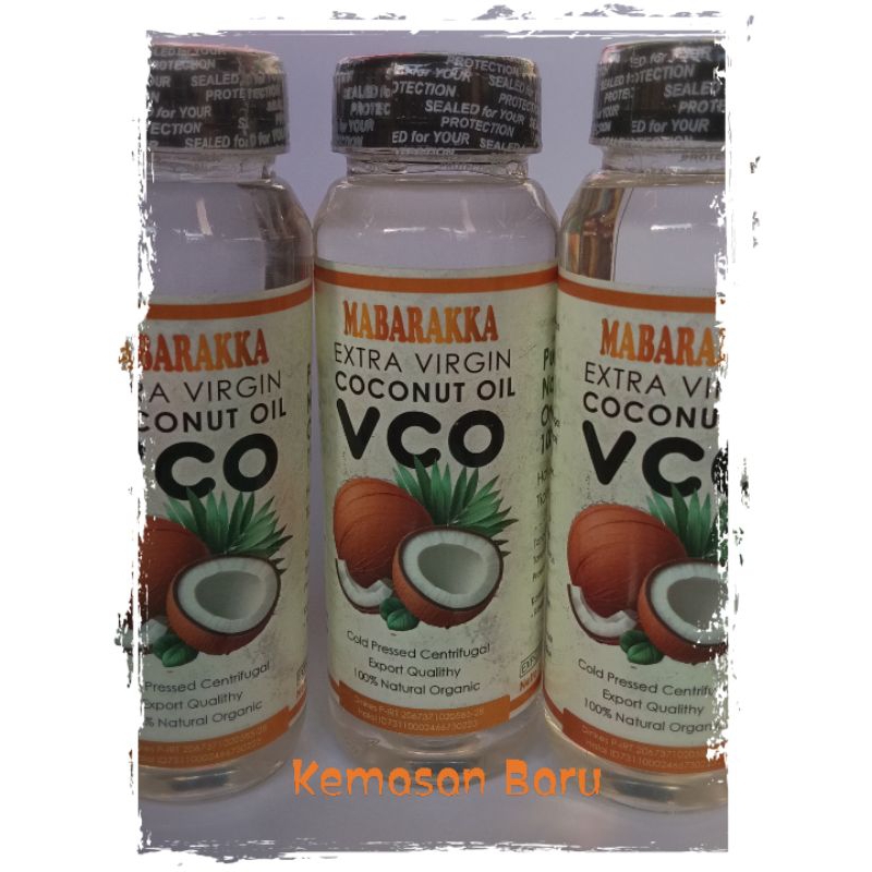 

Virgin Coconut Oil VCO Minyak Kelapa Murni Organic Mabarrakka