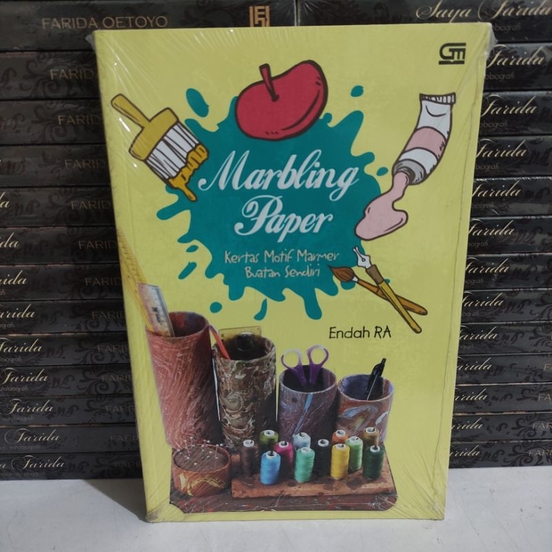 BUKU MURAH : MARBLING PAPER KERTAS MOTIF MARMER BUATAN SENDIRI