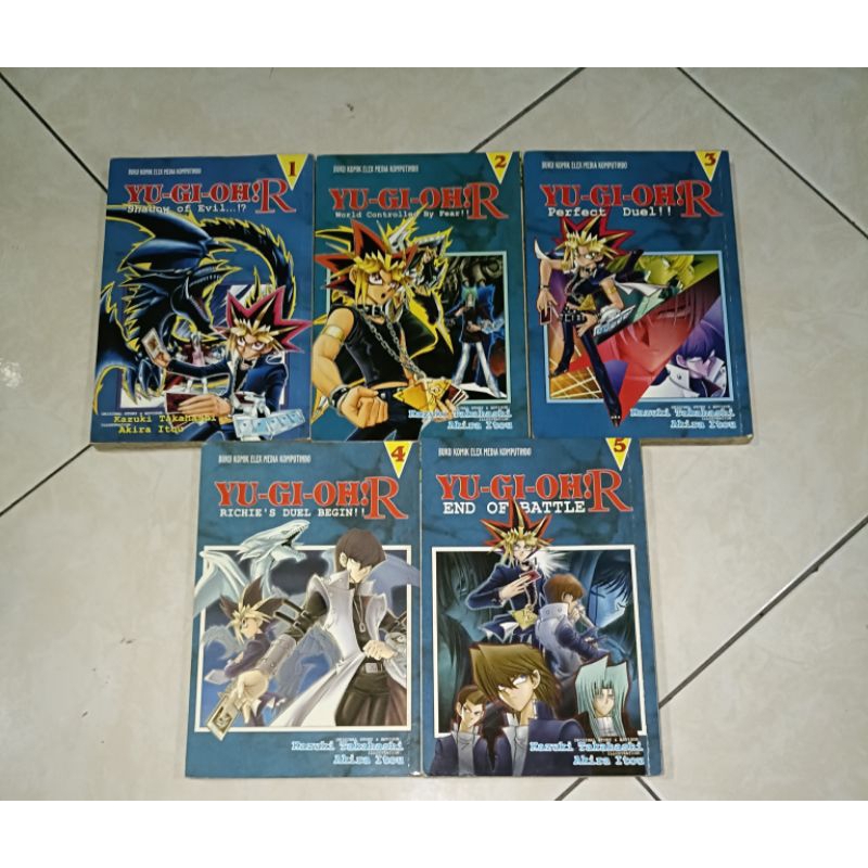 komik Yu - Gi - Oh  R set vol 1-5 original