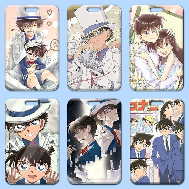 ID Card Holder Motif Detective Conan/ Photocard Holder / Tali Gantung  /Name Tag / Ran / Shinichi