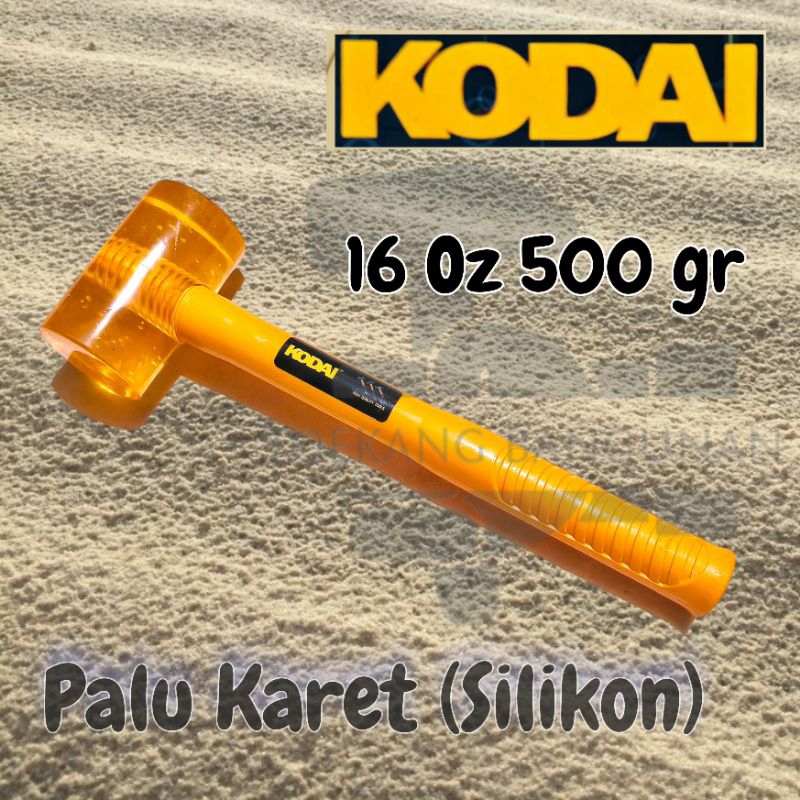 Kodai Palu Karet Silicon 16 oz Palu Keramik