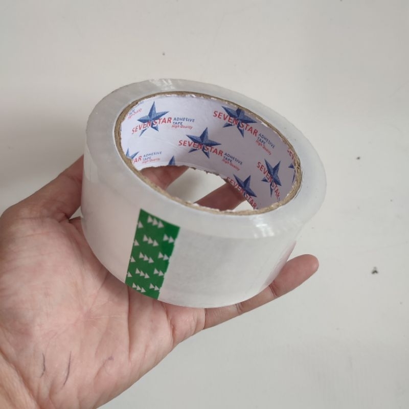 

isolasi Lakban tape Bening besar 2 inch 5cm ( 48 mm x 90 yard )