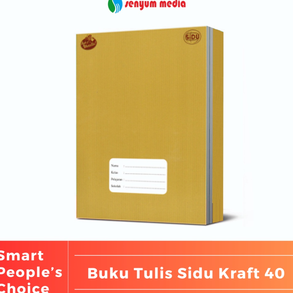 

Hemat Keras Buku Tulis Sinar Dunia SIDU Kraft 4 Lembar 1 Pack Isi 1 Buku