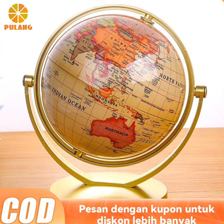 

Pulang 218cm Emas Peta Dunia Dunia 36 Berputar Bola dunia vintage Berdiri Sekolah Geografi Perlengkapan Pendidikan Anakanak x Y8X7