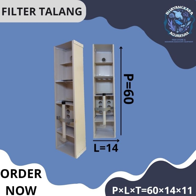 FILTER TALANG AQUARIUM 60cm