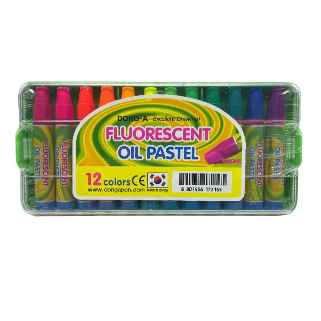 

Crayon Donga 12 Warna Fluorescent Oil Pastel
