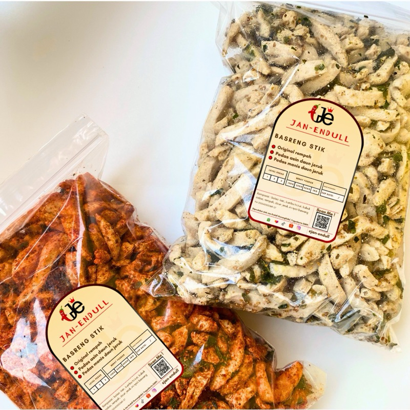 

Basreng Pedas Daun Jeruk Isi 1kg, Basreng Original Extra Rempah