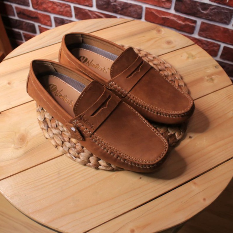 KODE L25Q Sepatu Nawies  casual kulit asli
