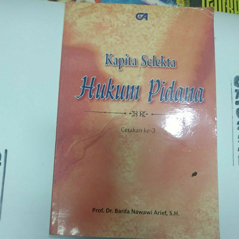 KAPITA SELEKTA HUKUM PIDANA