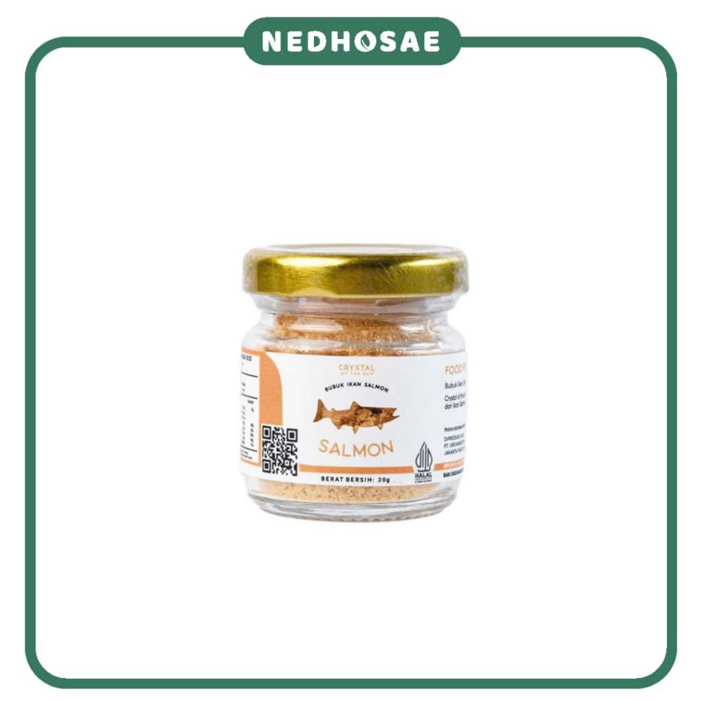

Crystal of the Sea | Salmon Powder (20GR) / Bubuk Ikan Salmon - Bumbu Kaldu MPASI NON MSG
