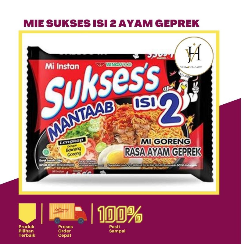 

mie sukses isi 2 mantab 1 dus ayam geprek 24pcs promo murah / goreng