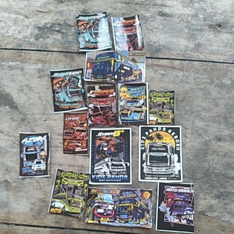 

stiker bus
