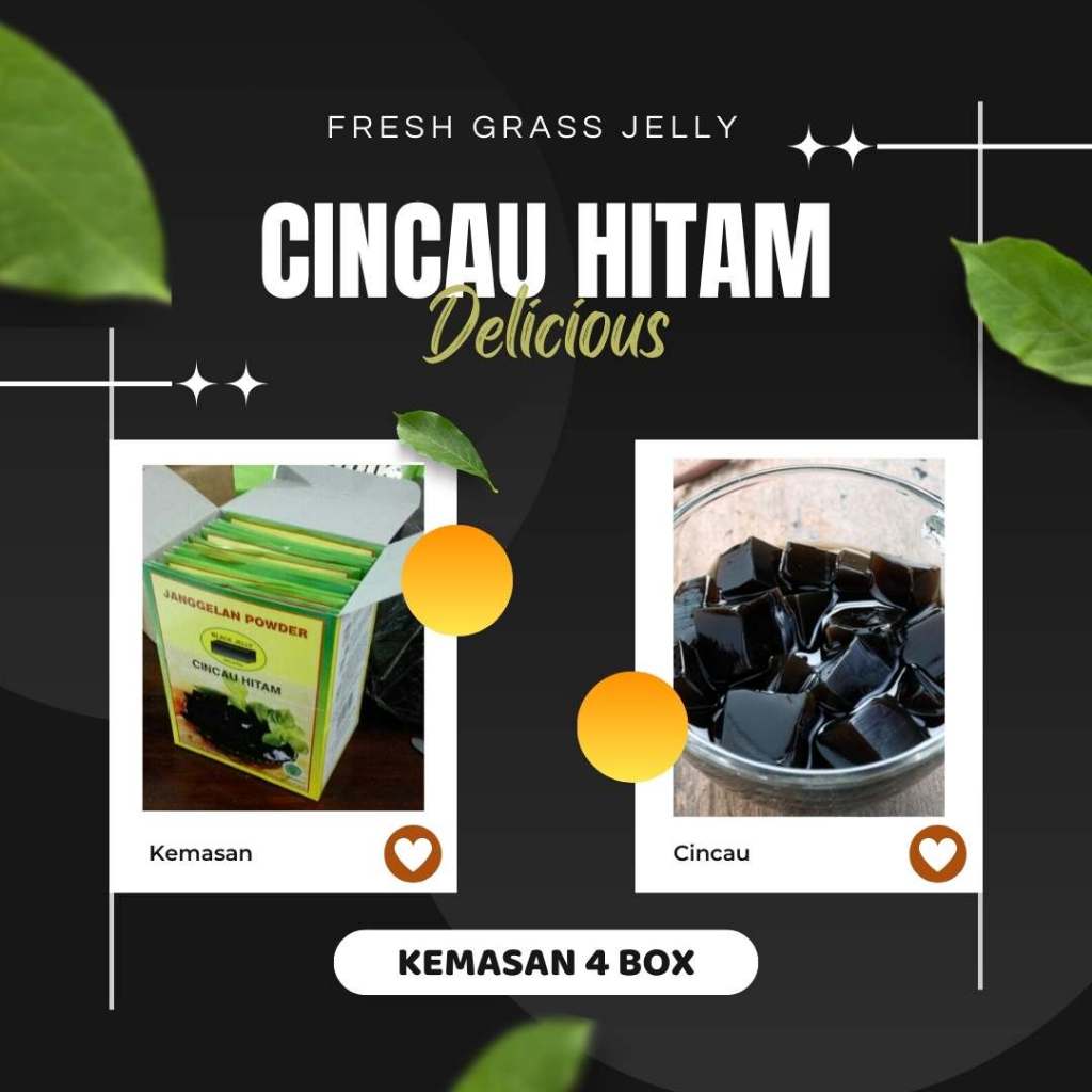 

(Malang) Cincau Hitam Grass Jelly Home Industri dan Skala Pabrik Kemasan 4 Box