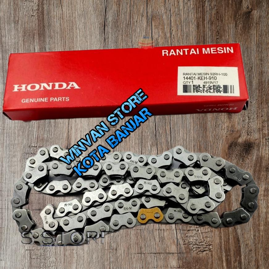 14401-KEH-910 Rantai Kamprat Keteng 92RH-100 GL Pro Neo Tech Megapro Hiu Lama Primus Original AHM