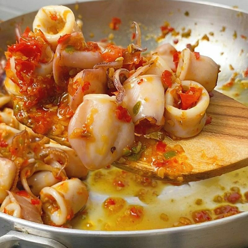 

Oseng Mercon Cumi Sotong 250 gr