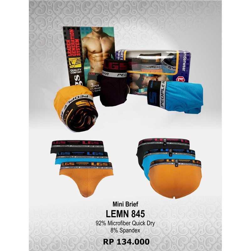 celana dalam lgs | cd pria ~ LGS (isi 3)