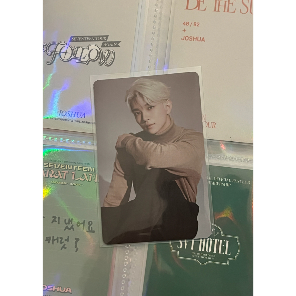 [READY STOCK] PC OFFICIAL SEVENTEEN JOSHUA INCOMPLETE