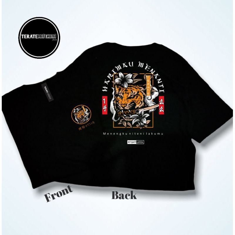 Kaos Distro PSHT Harimau Menanti by Terate Milenial
