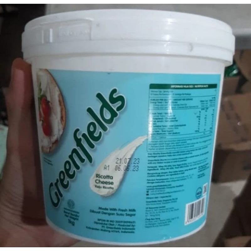 

ricota cheese greenfields 1kg
