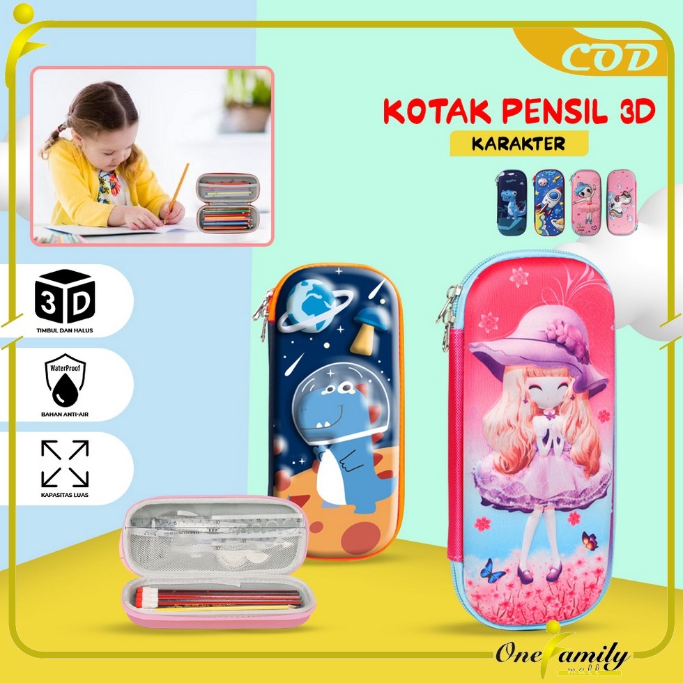 

Buy Now ONEA39 Kotak Pensil 3D Karakter Timbul Tempat Pensil Anak Sekolah TK Tempat Penyimpanan Alat Tulis Anti Air Import