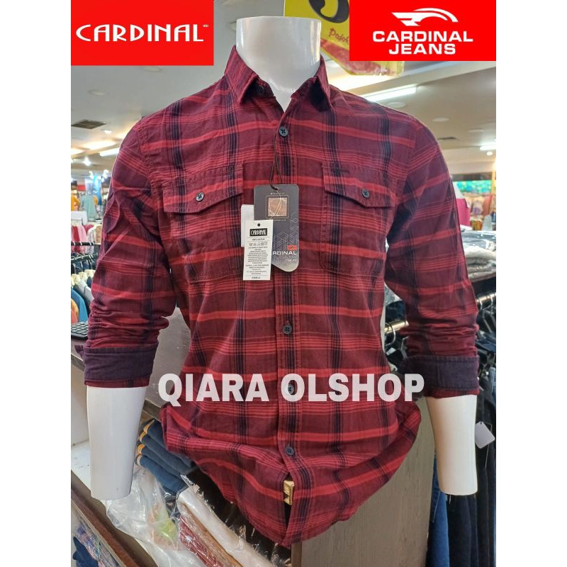 KEMEJA PRIA CARDINAL JEANS SLIMFIT