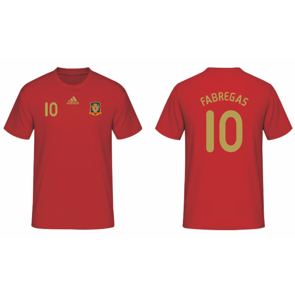 T-SHIRT KAOS SPANYOL EURO 2008 FABREGAS