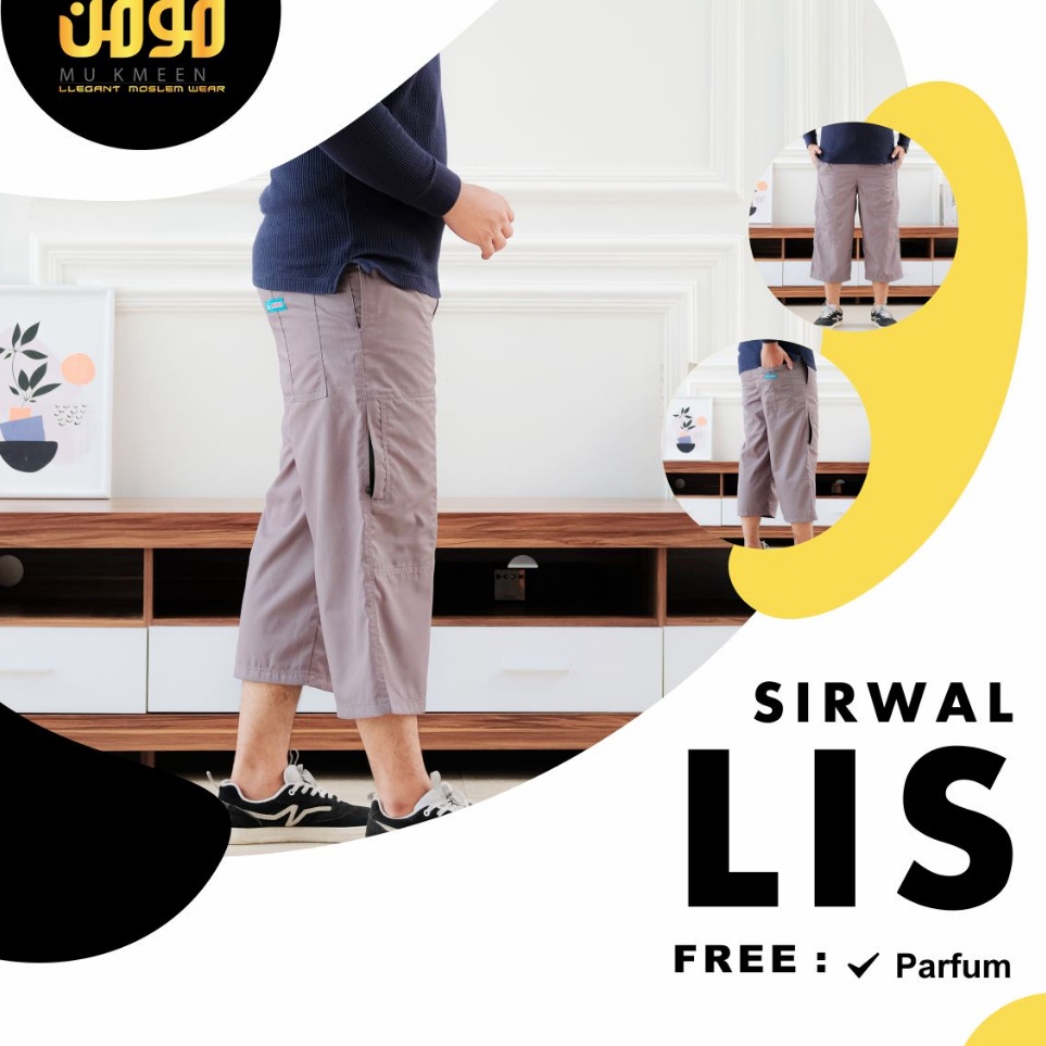 KODE K63S Sirwal Lis  Sirwal Mukmeen  Celana Pangsi  Laisbal  Celana Komprang  Celana Sirwal  Celana