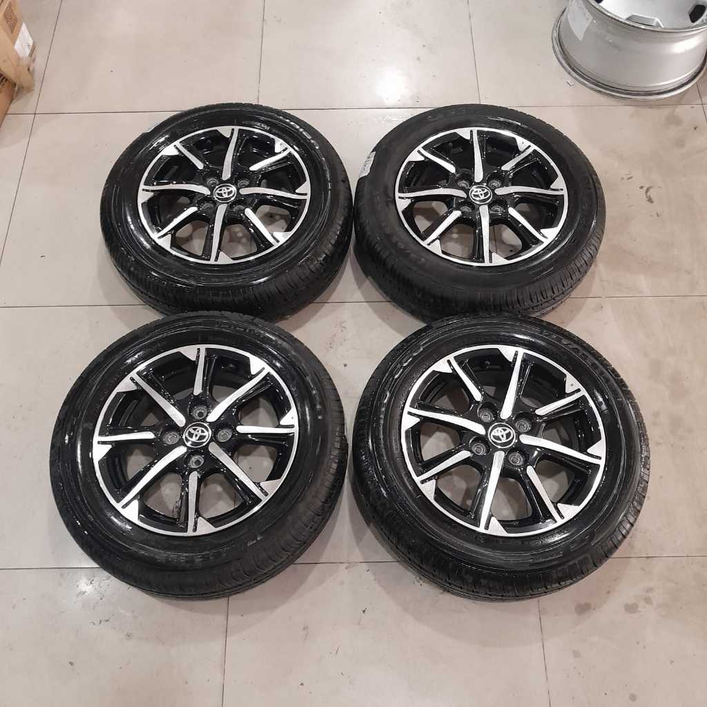 velg bekas mobil ori sigra trd ring 14 pcd 4x100 plus ban 175/65 r14
