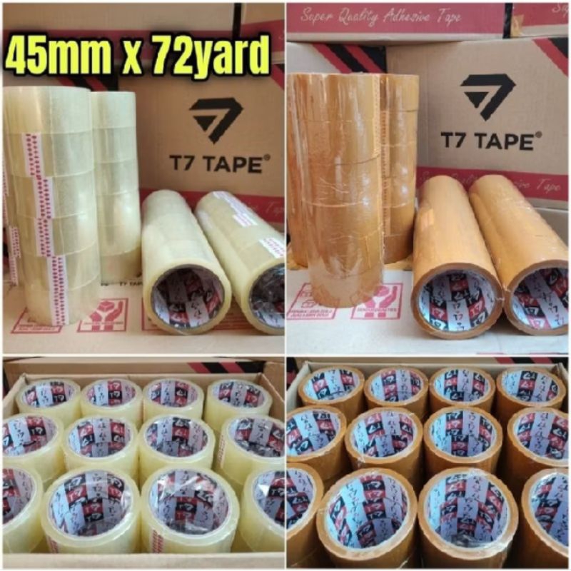 

1 roll Lakban bening / lakban cokelat packaging 45mm x 72 yard T7 TAPE